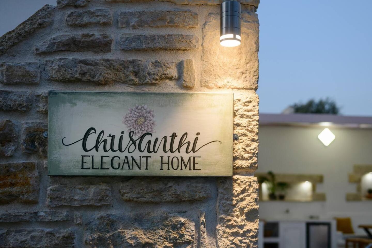 Chrisanthi Elegant Villa Pitsidia Exterior foto